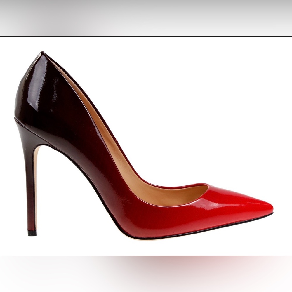 Daya by Zendaya Elegant Red and Black Women's Pumps